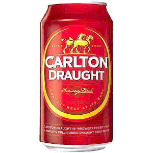 carlton draught 355ml beer 375ml