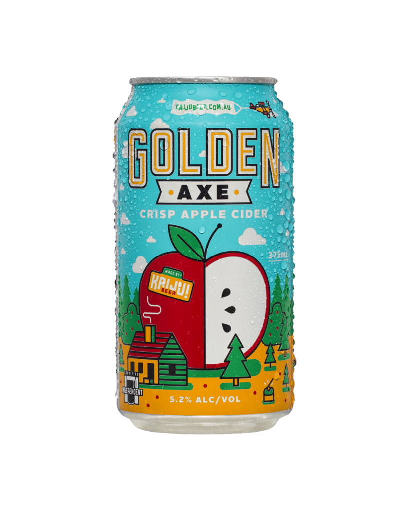 Kaiju Golden Axe Crisp Apple Cider Cans 375mL